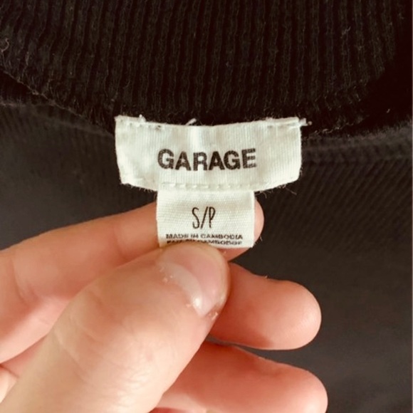 Black Garage Tank Top Small - Picture 3 of 3